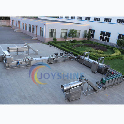 128 Customized Full Automatic Frozen French Fries Production Line Potato Fries Making Machine