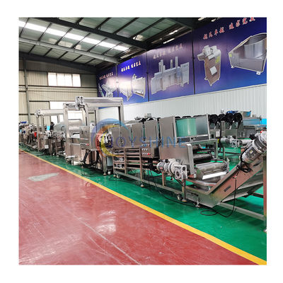 128 Customized Full Automatic Frozen French Fries Production Line Potato Fries Making Machine