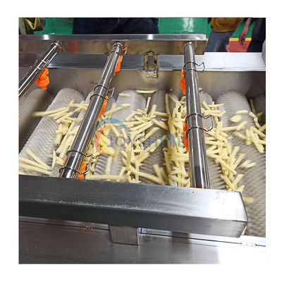 128 Customized Full Automatic Frozen French Fries Production Line Potato Fries Making Machine