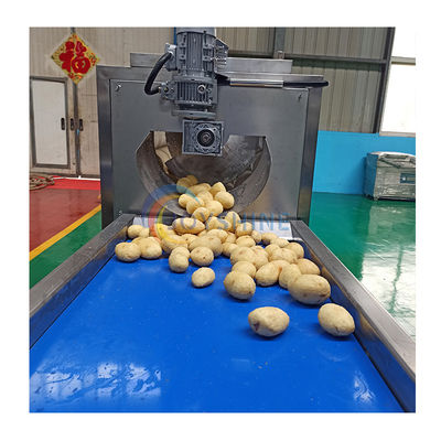 128 Customized Full Automatic Frozen French Fries Production Line Potato Fries Making Machine