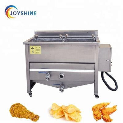 Leakage Protector Equipped Commercial Induction Deep Fryer for 1000*440*300mm Oil Tank
